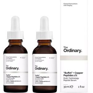 ‼️SALE‼️NEW 2 X Bottle NEW Buffet + Copper Peptides 1% Multi Peptide Serum
